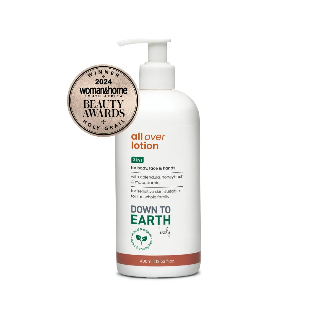 All Over Lotion for Body, Face & Hands – Down to Earth