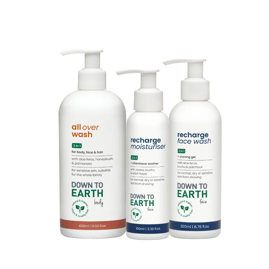 Men's Shave & Shower Bundle – Down to Earth