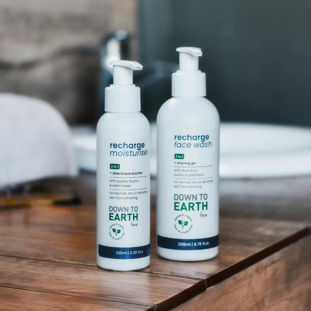 Recharge Men's Skincare Pack – Down to Earth