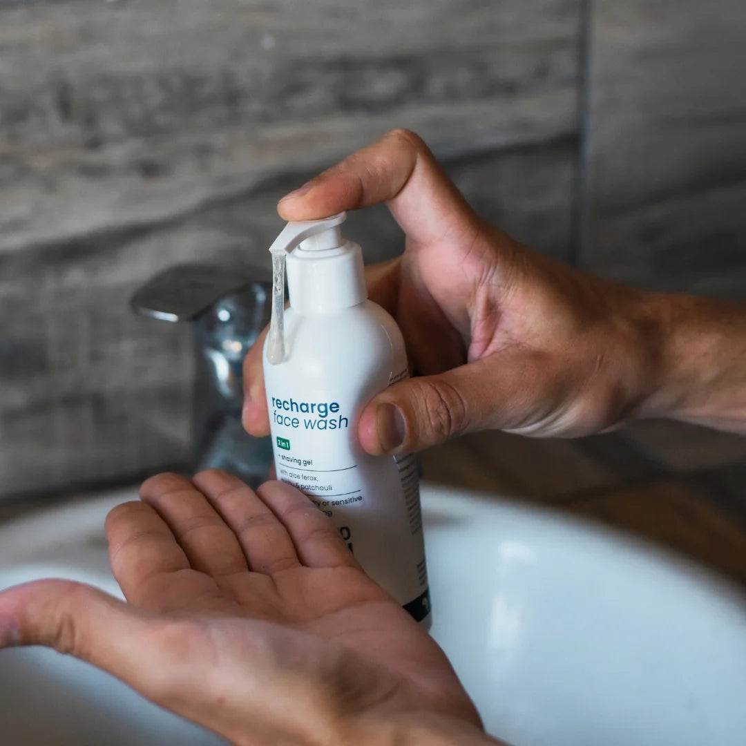 Recharge Men's Face Wash & Shaving Gel